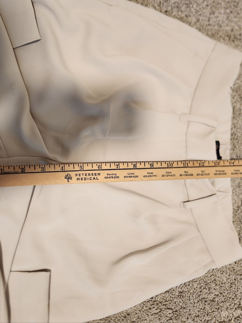 NWT Quince Stretch Crepe Pleated Wide Leg Pants Size 6 In Sand - Picture 9 of 12